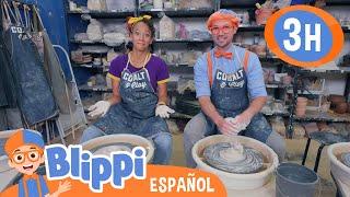 Hacemos cerámica con Blippi y Meekah | Blippi Español | Videos educativos para niños | Aprende