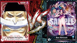 Whitebeard VS Boa Hancock | One Piece TCG | OP07 Gameplay