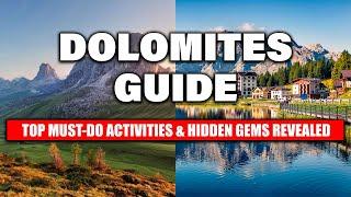 What to Do At the Dolomites (Top Must-Do Activities & Hidden Gems Revealed!)