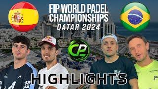 GALAN & COELLO VS RODRIGUES & FREITAS - 1/4 FINAL - FIP WORLD PADEL CHAMPIONSHIPS 2024 - HIGHLIGHTS