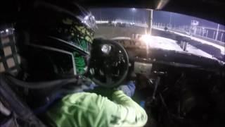 Saturday night in car video from #460 Nick Deleon, at manistee county fairgrounds 9/17/16