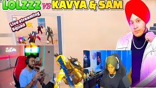 LOLZZZ GAMING VS NOTTY KAVYA YT AND MR SAM x YT FIGHT | LoLzzz Gaming vs steamer 