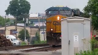 CSX: River Subdivision Railfanning at Ridgefield Park, NJ with 1776 (7/29/24)