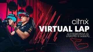 @citrix Virtual Lap: Max Verstappen laps Red Bull Ring