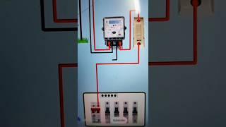 How to install house wiring with distribution box. #electrician #electrical #electric