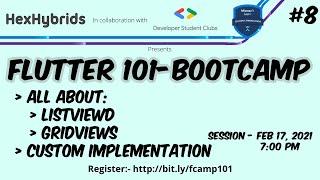 Flutter 101-Bootcamp(1080p) | Session-8 | HexHybrids