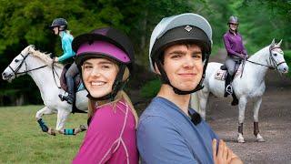 Brother Vs Sister Equestrian Challenge! AD | This Esme