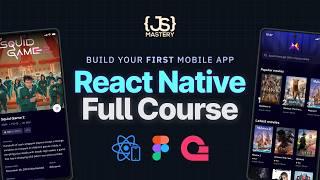 React Native Course for Beginners in 2025 | Build a Full Stack React Native App