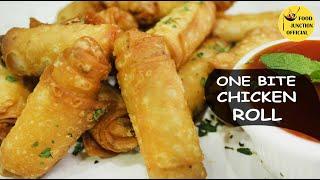 Chicken Malai Roll | One Bite Roll | Ramzan Special | Food Junction Official