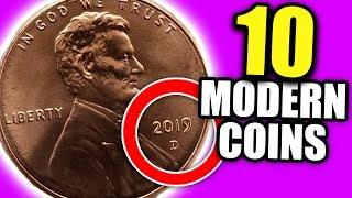 10 MODERN COINS WORTH MONEY - VALUABLE ERROR COINS TO LOOK FOR!!