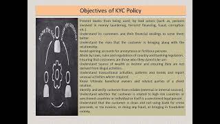 Objectives of KYC