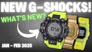 BRAND NEW G-SHOCK RELEASES! WHAT'S NEW?