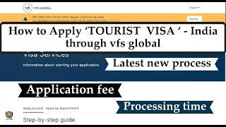 How to Apply Indian Tourist Visa through VFS Global from USA | new Process | Suja Prakash