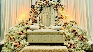 How to Install a Floral Wedding Backdrop | Simple DIY Wedding Design Ideas | Pelamin Mini