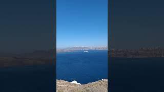 The view of Santorini. Volcanic island #unfiltered #greecetrip #travel