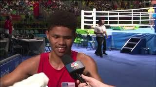 Shakur Stevenson Emotional post Olympic final interview