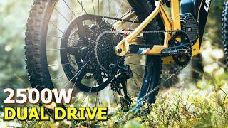 Insane Power DUAL Belt Mid-Drive E-bike ! LMX 64