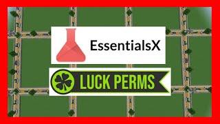 Geld System, Warps, Homes usw. + Permissions einstellen I EssentialsX LuckPerms Tutorial