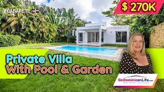 2-BEDROOM GARDEN VILLA IN CABARETE [Poolside Relaxation Awaits You] | Real Estate Solutions