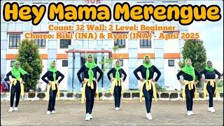 Hey Mama Merengue || by MANJALITA || Beginner || Choreo:Kiki (INA) & Ryan (INA) - April 2025