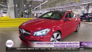 Mihaly Varga: Hungarian Industry Has Good Momentum