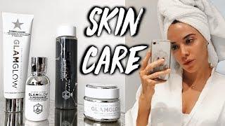 QUICK NIGHT SKIN CARE ROUTINE TO CLEAR SKIN AND PORES | GLAMGLOW SUPERS