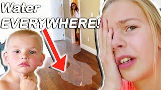 Our NEW HOUSE Got FLOODED By 4 Year Old! BIG TROUBLE!!