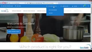 Take An Online Exam - ServSafe.com