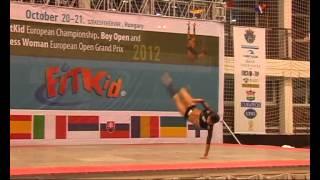 Campeonato de Europa Fit kid 2012 Amanda del Valle