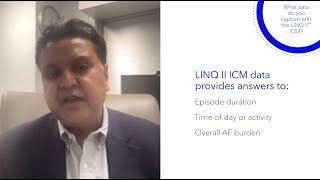 What data do you capture with the LINQ II™ ICM?