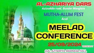 MEELAD CONFERENCE - Al Azhariya Dars Bunder Mangalore