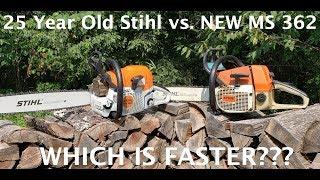 #195 OLD STIHL vs  NEW STIHL! Which is Faster???