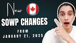 Major SOWP Changes 2025 by IRCC | Spouse & Common law Open Work Permit | ZESTE IMMIGRATION CANADA 