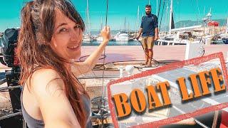 BOAT LIFE REALITY | Sailboat maintenance | WINTERING IN SPAIN | Chasing Currents EP 35