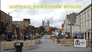 Walking Tour Of Downtown Guelph - Visiting My GF In The Historic Satellite City West Of Toronto - 4K