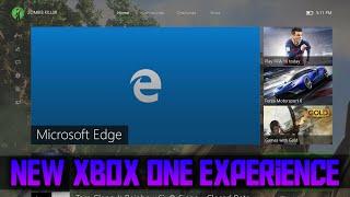 NEW WINDOWS 10 DASHBOARD FOR XBOX ONE WALKTHROUGH (New XBOX ONE User Interface Overview)