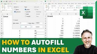 How to Autofill Numbers in Excel | Add Numbers 1 2 3...