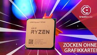 ZOCKEN OHNE GRAFIKKARTE und SOGAR flüssig? AMDs stärkste APU: Ryzen 7 5700G im Test!