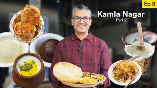 Ep - 8, Best (KNAGS) Kamla Nagar Food Walk I Poori Halwa, Chole Bhature, Matar Kachori, Rabri, Chaat