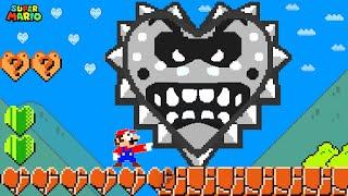 Super Mario Bros. But When Everything Mario Touches Turns to HEARTS