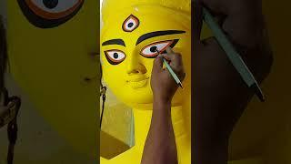 Durga Idol Painting #Shorts