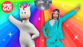 "Rainbow Disco Unicorn Dance!"  /// Danny Go! Movement Songs for Kids