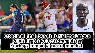 NOTICIAS RG SPORT25 ||CROACIA AL FINAL FOUR DE LA NATIONS LEAGUE//PUJOLS 700//KIPCHOGE TIEMPO RECORD