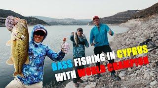 BASS FISHING IN CYPRUS WITH WORLD CHAMPION IN BASS FISHING DMITRY BRYLEV (ENG)