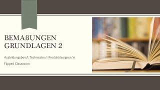 Technische Kommunikation 04 - Grundlagen der Bemaßung 2