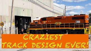 SHORT LINE RAILROAD with UNBELIEVABLE TRACK PLAN & NEW ENGINEHOUSE?