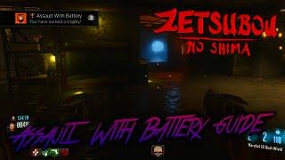 ZETSUBOU NO SHIMA - ASSAULT WITH BATTERY ACHIEVEMENT / TROPHY TUTORIAL (Black Ops 3 Zombies)