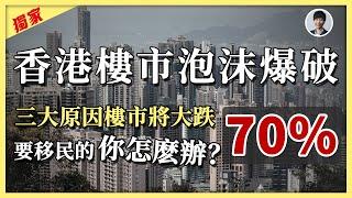 【獨家分析】香港樓市泡沫終極爆破｜分析香港樓市未來去向｜中原數據分析詳解香港樓市為何有機會下跌七成｜準備移民澳洲應該怎樣處理香港的物業｜澳洲Alison老師