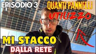 ️ MI STACCO DALLA RETE - QUANTI PANNELLI FOTOVOLTAICI SERVONO