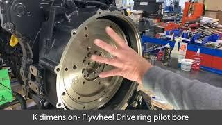 How to Measure the SAE Flywheel Size of an Industrial Engine